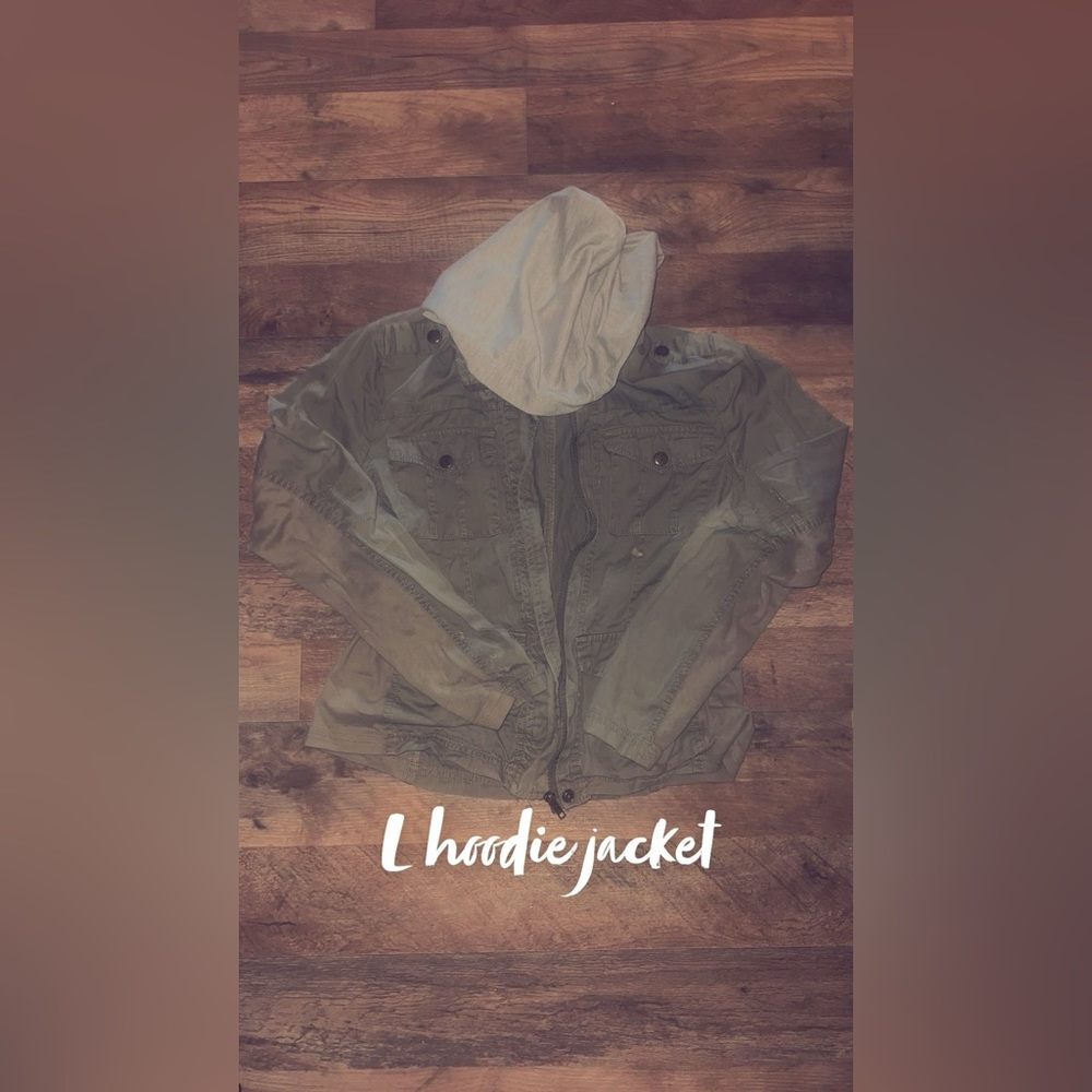 L hoodie jacket